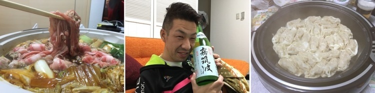 ステージの新年会と武井の誕生会の画像